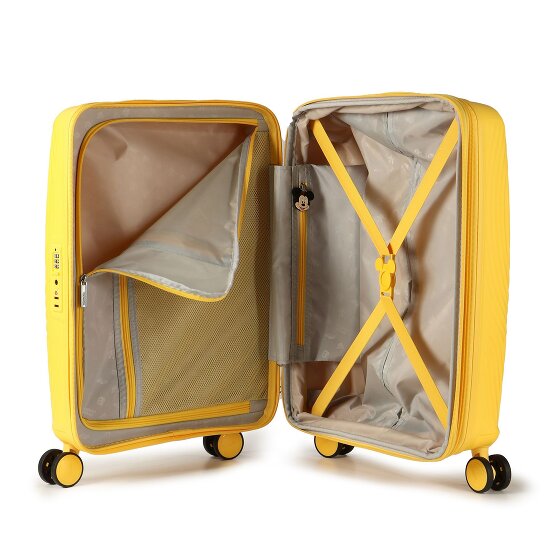 American Tourister Mickey Magic 4 wielen Cabinewagen 55 cm met uitbreidingsplooi