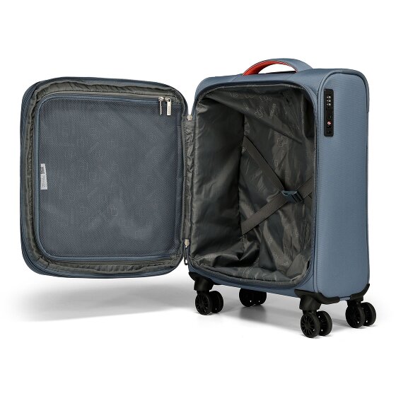 American Tourister Cloudrider 4 wielen Cabinewagen S 55 cm met uitbreidingsplooi