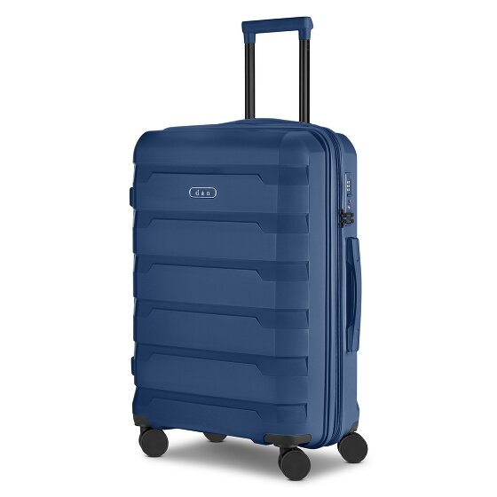 d&n South Dakota 4 wielen Trolley M 66 cm met uitbreidingsplooi