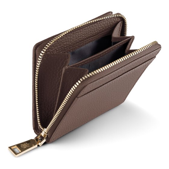Lazarotti Bologna Leer Medium Ritssluiting Portemonnee Leer 10 cm