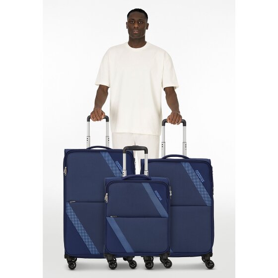 American Tourister Star Max 4 wielen Kofferset 3-delig met uitbreidingsplooi