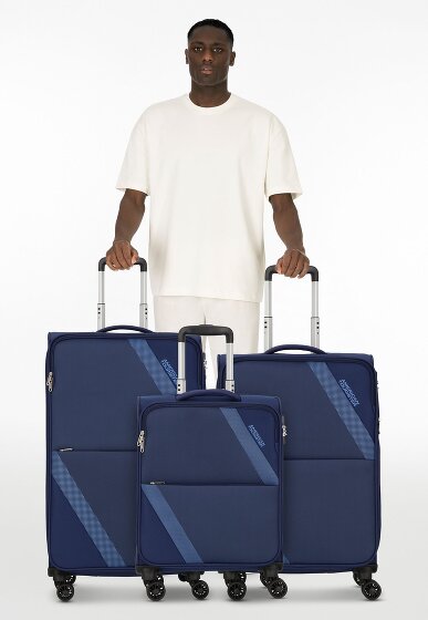 American Tourister Star Max 4 wielen Kofferset 3-delig met uitbreidingsplooi