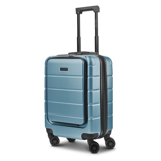 Police Dublin 4 wielen Cabinewagen S 54 cm Laptopvak met uitbreidingsplooi