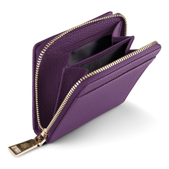 Lazarotti Bologna Leer Medium Ritssluiting Portemonnee Leer 10 cm