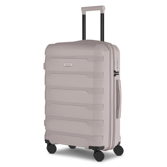 d&n South Dakota 4 wielen Trolley M 66 cm met uitbreidingsplooi