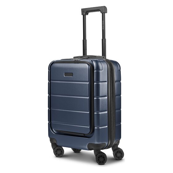 Police Dublin 4 wielen Cabinewagen S 54 cm Laptopvak met uitbreidingsplooi