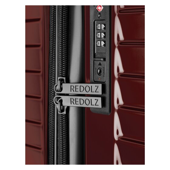 Redolz Essentials 18 4 wielen Kofferset 3-delig met uitbreidingsplooi