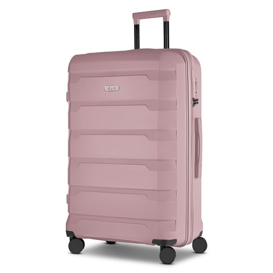 d&n South Dakota 4 wielen Trolley L 76 cm met uitbreidingsplooi