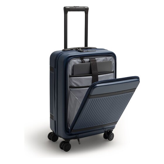 The Chesterfield Brand Zuna 4 wielen Cabinewagen S 55 cm Laptopvak