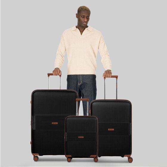 Farmhood Eco Edition 02 4 wielen Kofferset 3-delig met uitbreidingsplooi