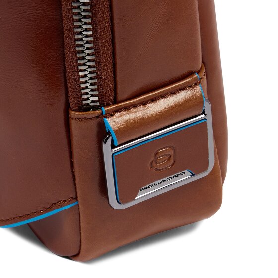 Piquadro Blue Square Schoudertas RFID-bescherming Leer 25 cm