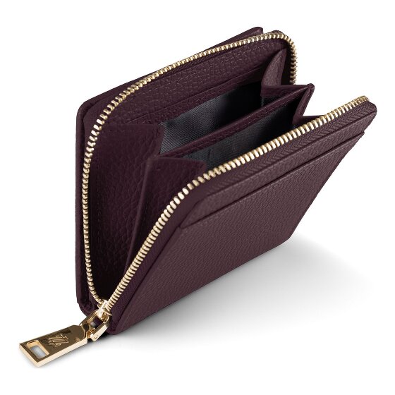 Lazarotti Bologna Leer Medium Ritssluiting Portemonnee Leer 10 cm