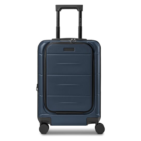 Police London 4 wielen Cabinewagen 55 cm Laptopvak met uitbreidingsplooi