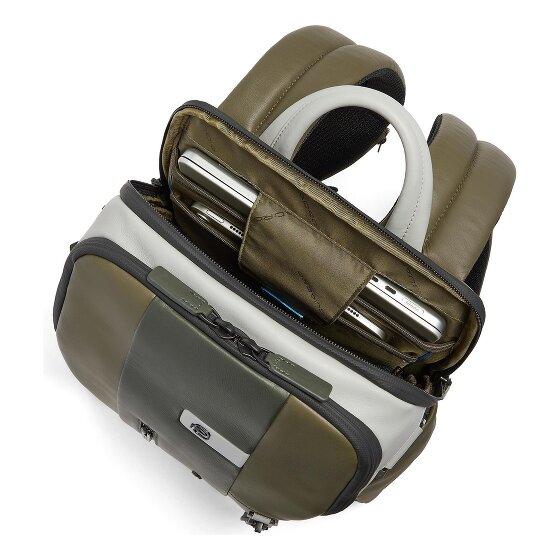 Piquadro Urban Dagrugzak RFID-bescherming Leder 46 cm Laptopvak