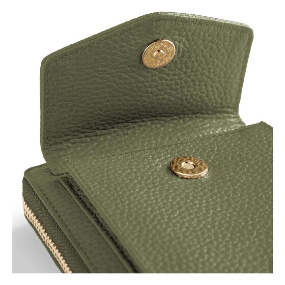 Lazarotti Bologna Leren Zip-Around Portemonnee Mobiel Telefoonhoesje Leer 19 cm