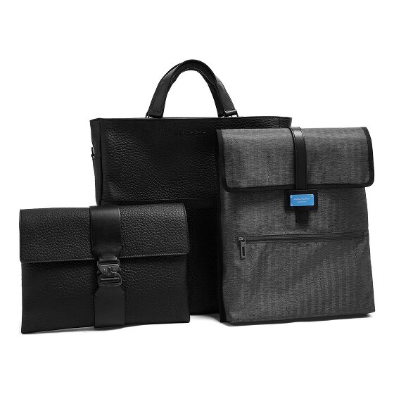 Piquadro Materia Dagrugzak Leder 45 cm Laptopvak