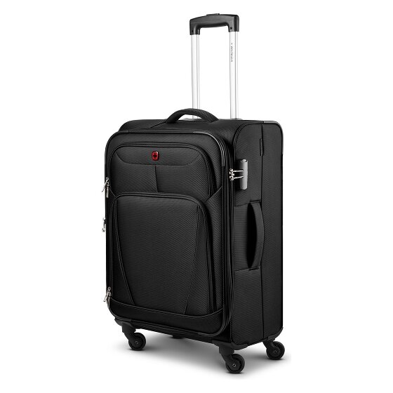Wenger Beaumont 4 wielen Trolley M 67 cm met uitbreidingsplooi