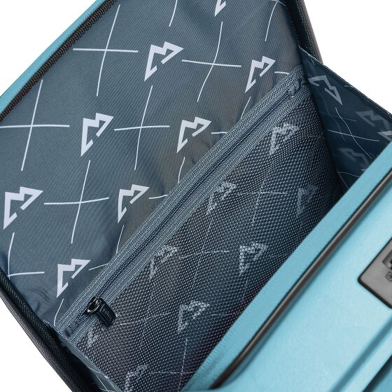 Bergpfeil Travel 4 wielen Cabinewagen 55 cm Laptopvak met uitbreidingsplooi