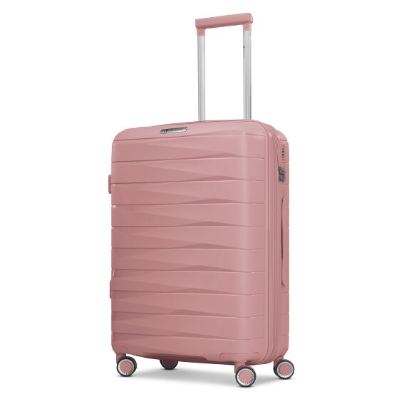 Franky London 4 wielen Trolley M 65 cm met uitbreidingsplooi