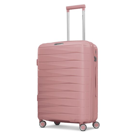 Franky London 4 wielen Trolley M 65 cm met uitbreidingsplooi