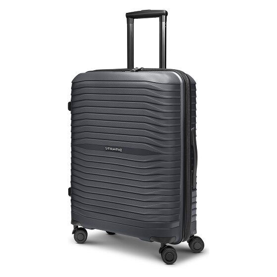 Stratic Shine 4 wielen Trolley 66 cm met uitbreidingsplooi