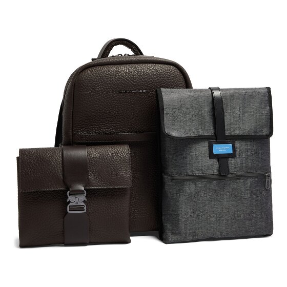 Piquadro Materia Dagrugzak Leder 48 cm Laptopvak