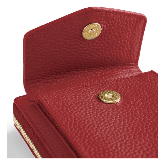 Lazarotti Bologna Leren Zip-Around Portemonnee Mobiel Telefoonhoesje Leer 19 cm