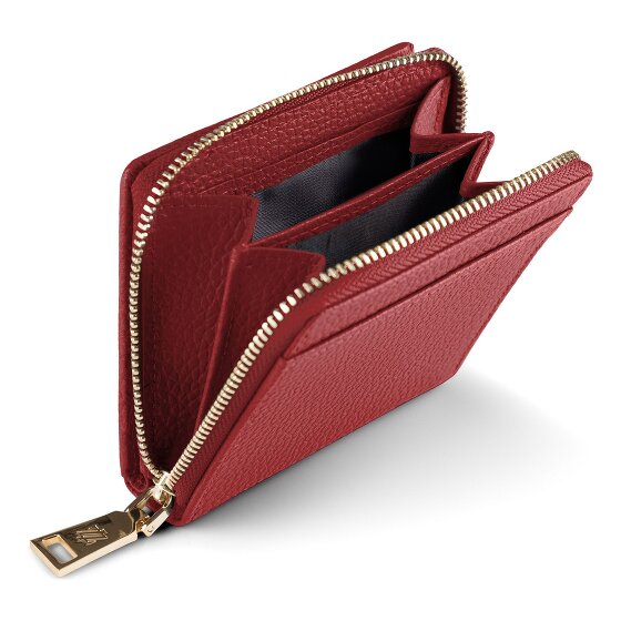 Lazarotti Bologna Leer Medium Ritssluiting Portemonnee Leer 10 cm
