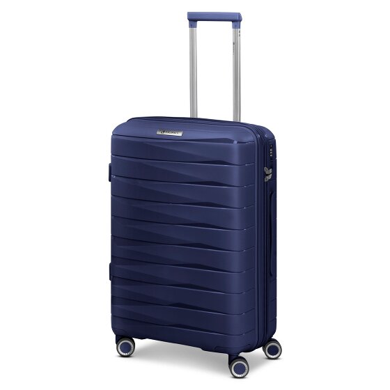 Franky London 4 wielen Trolley M 65 cm met uitbreidingsplooi