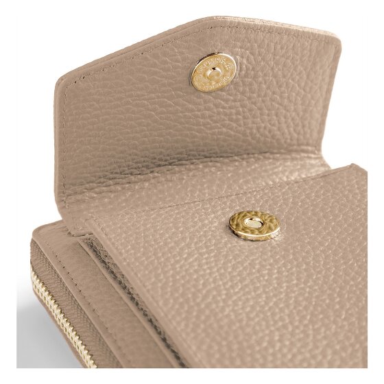 Lazarotti Bologna leren portemonnee met rits rondom en Smartphonehoesje, leer, 19 cm