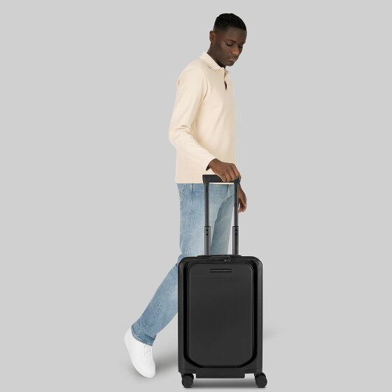 Porsche Design Voyager 3.0 4 wielen Cabinewagen S 55 cm Laptop compartiment met uitbreidingsplooi