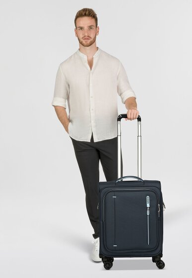 American Tourister Cloudrider 4 wielen Cabinewagen S 55 cm met uitbreidingsplooi