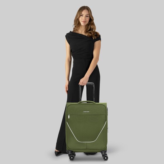 Stratic taska 4-Wiel Cabin Trolley S 55 cm met uittrekbare plooi