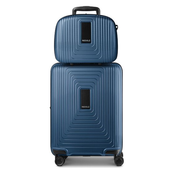 Redolz Essentials 14 Kofferset, 2-delig: Cabinewagen met uitbreidingsplooi en Beautycase