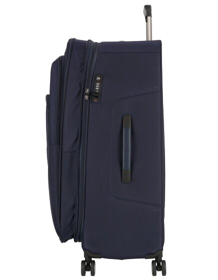 Piquadro Brief 4 wielen Trolley 78 cm met uitbreidingsplooi