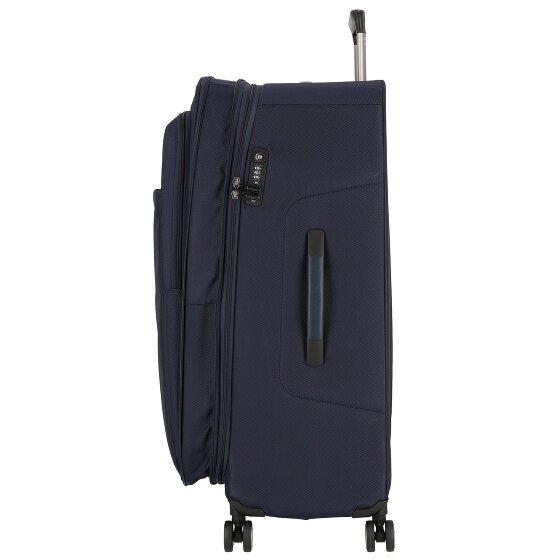 Piquadro Brief 4 wielen Trolley 78 cm met uitbreidingsplooi
