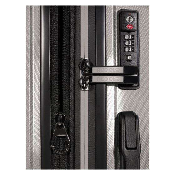 Redolz Essentials 14 4-wiel kofferset 2 stuks laptopvak met rekbare vouw
