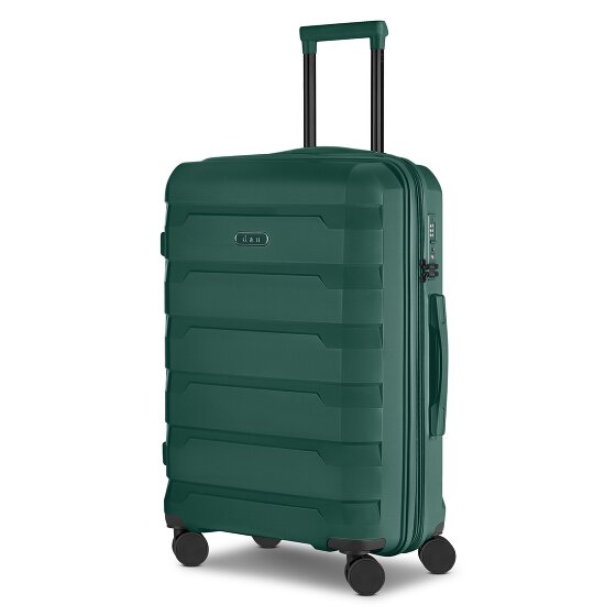 d&n South Dakota 4 wielen Trolley M 66 cm met uitbreidingsplooi