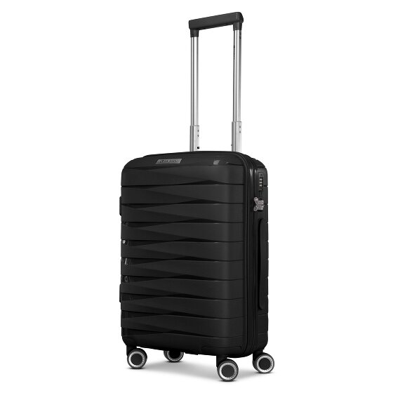 Franky London 4 wielen Cabinewagen S 55 cm met uitbreidingsplooi