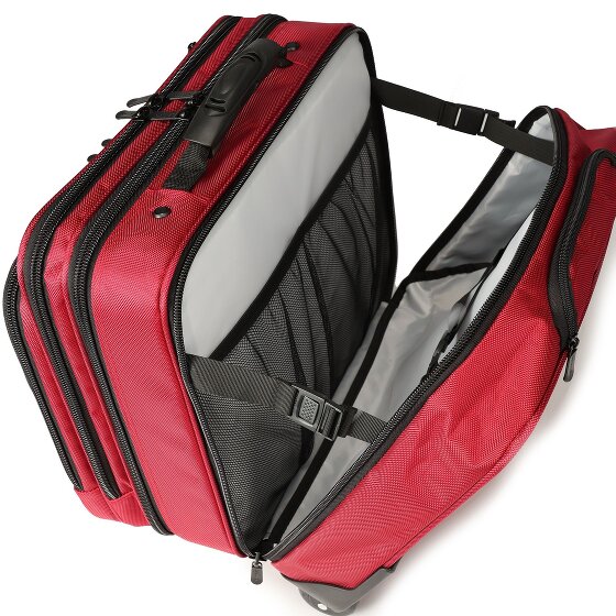 Dermata 2 wielen Zakelijke trolley 38 cm Laptopvak