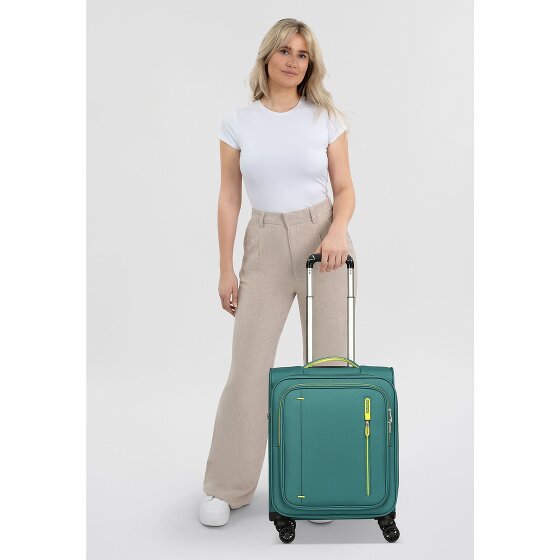 American Tourister Cloudrider 4 wielen Cabinewagen S 55 cm met uitbreidingsplooi