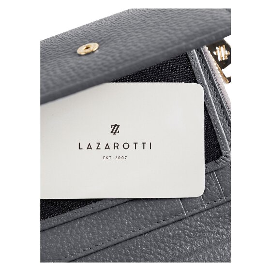 Lazarotti Bologna Leren Ritssluiting Portemonnee Leer 12 cm