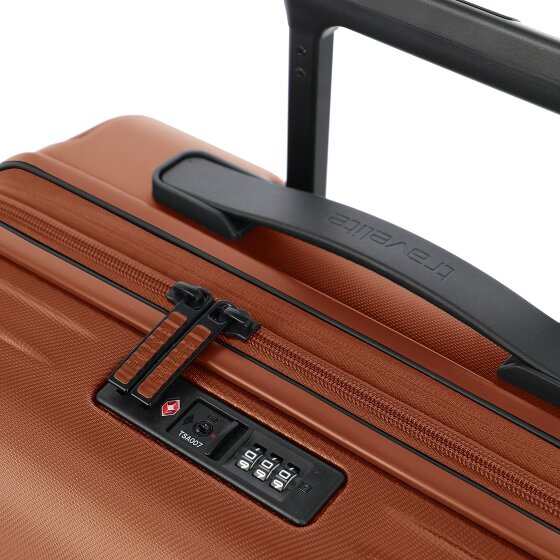 Travelite Dynamiic 4 wielen Trolley 66 cm met uitbreidingsplooi