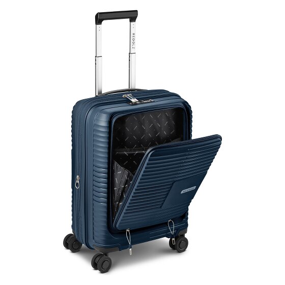 Redolz Essentials 17 2.0 4 wielen Cabinewagen 55 cm Laptopvak met uitbreidingsplooi