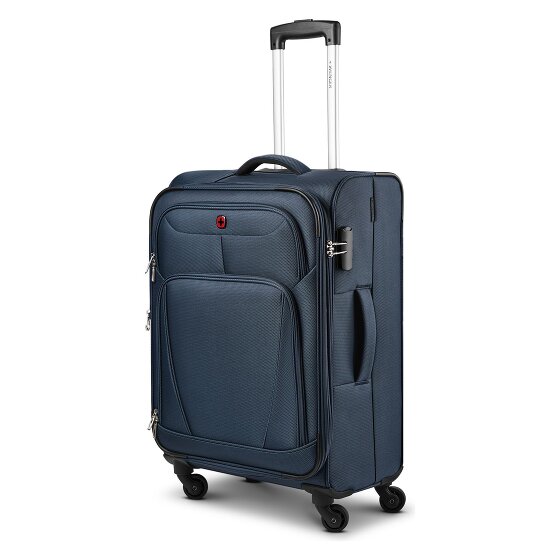 Wenger Beaumont 4 wielen Trolley M 67 cm met uitbreidingsplooi