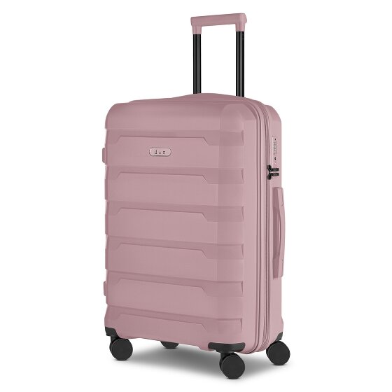 d&n South Dakota 4 wielen Kofferset 3-delig met uitbreidingsplooi