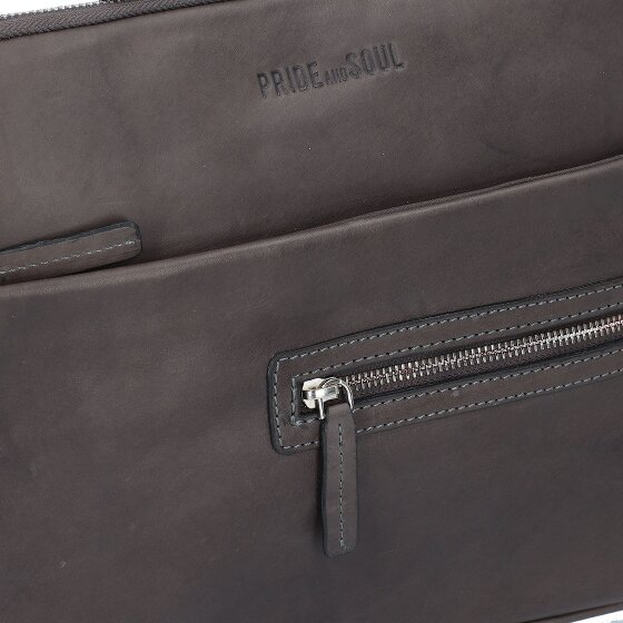 Pride and Soul Terra Schrijfmap Leer 34 cm