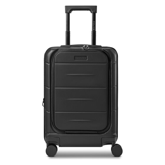 Police London 4 wielen Cabinewagen 55 cm Laptopvak met uitbreidingsplooi