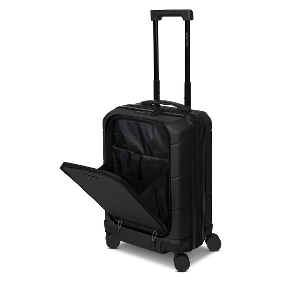Police London 4 wielen Cabinewagen 55 cm Laptopvak met uitbreidingsplooi