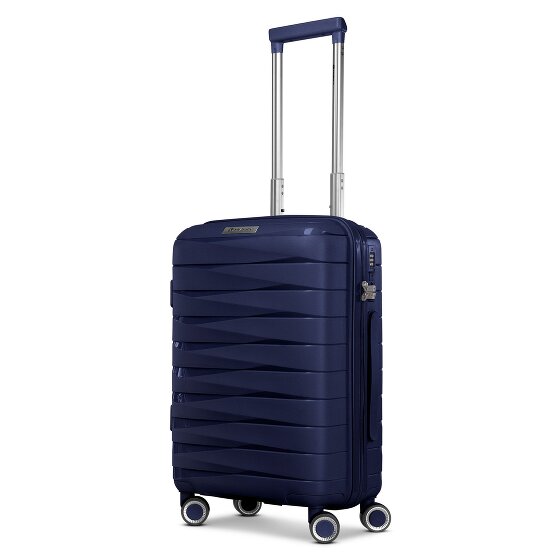 Franky London 4 wielen Cabinewagen S 55 cm met uitbreidingsplooi